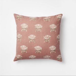 Floral Block Print Square Throw Pillow - Threshold with Studio McGee